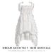 New Two Ways To Wear Imitation Silk Irregular Ruffle Lace Dress_ecoleips.com