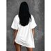 Summer New Arrival Women's T-Shirt Sexy Sweet Spicy Pure Allure Lip Print Loose Versatile Elegant Trendy Top_ecoleips.com