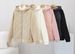 girl Quilted Korean And Japanese Simple Trendy Brand Hooded Spring Autumn Winter New Style Raglan Sleeve Patchwork Jacket_ecoleips.com