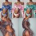Wild & Chic Long-Sleeve Bikini Set – Sexy Leopard Print Swimwear With Removable Padding & High-Waist Bottoms (S-L) – Uv Protection Swimsuits For Women_ecoleips.com