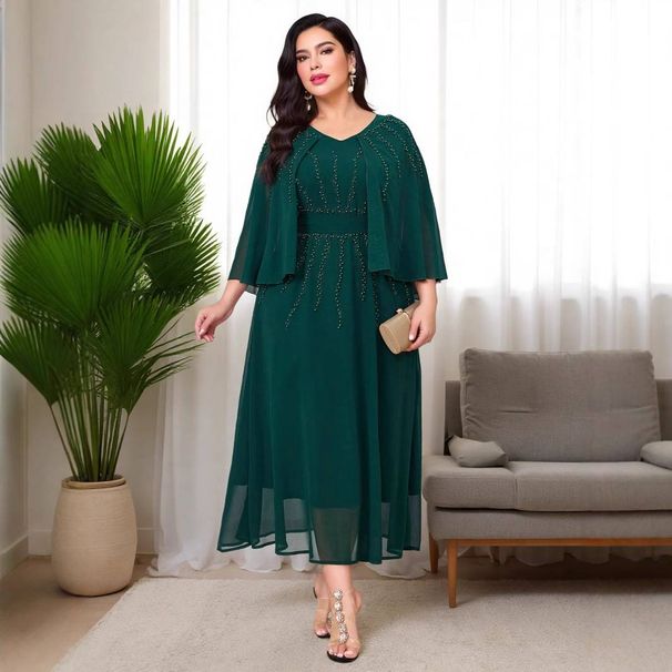 Women's Clothing Banquet Luxury Beading Hot Diamond Slim Light Luxury Niche Engagement Dress Skirt_ecoleips.com