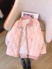 Quilted Jacket – Sweet & Youthful Puffer Coat With Faux Fur Collar, Pastel Color Blocking For Casual & Cute Winter Looks_ecoleips.com