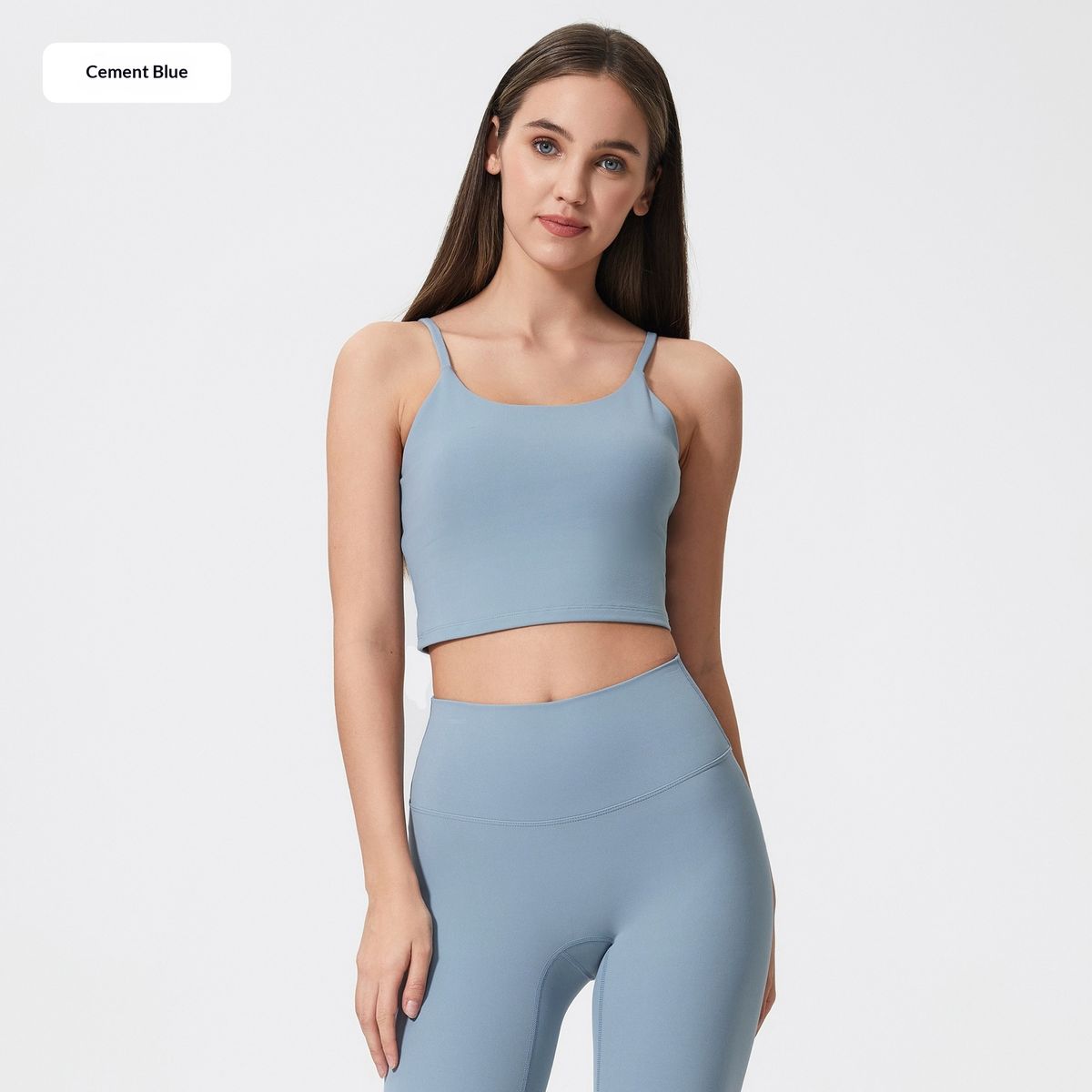 New Spring/Summer Yoga Tank Top For Women With Padded Chest, Sexy Thin Straps, Beautiful Back, And Push Up Fit Gym Sports Bra_ecoleips.com