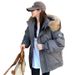 Women's Premium 90% Down Parka With Real Raccoon Fur Hood - Mid-Length Winter Coat For Petite To Plus Size, Heavy Warmth Workwear Style_ecoleips.com