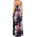 2025 New Style Summer European And American V-neck Strap Sleeveless Sexy Backless Color Block Printed Dress_ecoleips.com