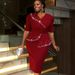 Women's Clothing Beaded Ruffle Dress Party Temperament Hip Skirt Dresses_ecoleips.com