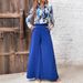 Printed Long Sleeve Blouse & Wide-Leg Pants Set – Flowy Polyester Work-to-Weekend Outfit (S-3XL, 7 Vibrant Colors, Euro-US Elegant Style)_ecoleips.com