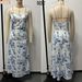 Women's Casual Printed Slimming Suspender Dress Collarless Elegant Loose Skirt_ecoleips.com