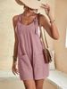 K Women's New Casual Fashion Suspender Shorts Jumpsuit Suspender Pants For Women_ecoleips.com