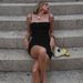 Women's Sexy Strapless One-Shoulder Pleated Suspender Bodycon Dress European American Style 2025 New Fashion Tight Dress_ecoleips.com