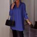 Women's Clothing Loose Fit Shirt Plus Size Blouse Elegant Fashion Polyester Spring Autumn Clothing_ecoleips.com