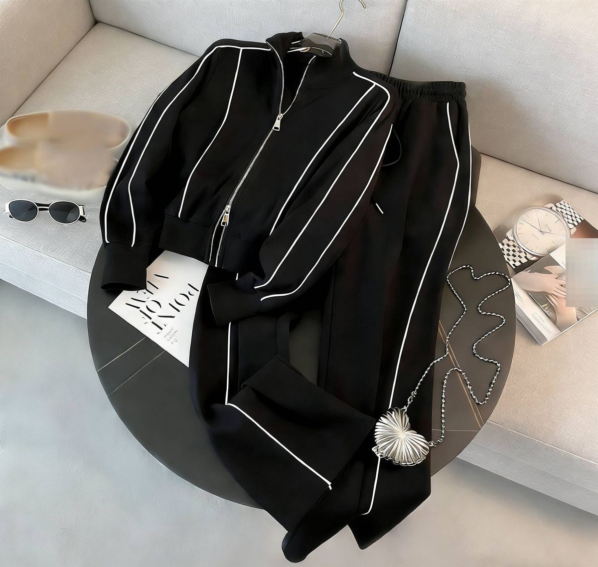 Women's Clothing 2026 Sports Casual Suits In Spring New Popular And Fashionable Stylish And Age Reducing Fashionable Sweatshirts Two Piece Suits_ecoleips.com