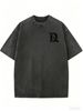 Washed Cotton Oversized T-Shirt, Unisex Minimalist Streetwear Tee For Spring & Summer Style_ecoleips.com