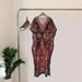 European And American Spring/summer Women's Ethnic Dress, Middle Eastern Plus-size Loose-fitting Split Long Robe,_ecoleips.com
