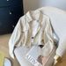 Women's Petite Short Striped Long Sleeved Shirt Jacket Korean Style Versatile Design Early Spring in Stock Real Photos_ecoleips.com