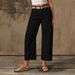 Women's High-Waisted Slimming Wide Leg Jeans Retro Straight Leg Pants Spring New_ecoleips.com