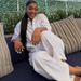 Oversized Relaxed Shirt & Wide-Leg Pants Set – Breathable Polyester Two-Piece Outfit For Women (S-Xxl, White, Washable)_ecoleips.com