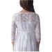 Lace Splicing Chiffon Long Dress for Pregnant Women European And American Style Sexy Hot Selling Maternity Wear_ecoleips.com