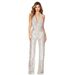 Women's Clothing Backless Sequin Jumpsuit Women's Slim Sleeveless Jumpsuit_ecoleips.com