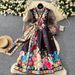 Elegant Evening Party Wrap Dress for Women Versatile Formal Occasions Daily Wear with Waist Tie_ecoleips.com