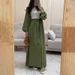 Autumn/Winter Casual Loose Fitting Tie up Printed Suit Jacket And Long Skirt Set for Women Fashionable Pant Outfit_ecoleips.com