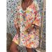 Women's V Neck Floral Print Maxi Dress – Casual Plus Size Flowy Boho Dress For Spring Summer 2026_ecoleips.com