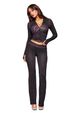 K New Fashion Printed Trendy Street Casual Leopard Print Zipper Long Sleeved Jacket Long Pants Set_ecoleips.com