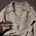 Women's Clothing Women's Sequined V Neck Pullover Sweater Korean Style Winter Thick Wool Knitwear Soft Cozy Top_ecoleips.com