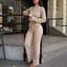 Waffle-Knit Lounge Set For Women – Breathable & Stylish 2-Piece Outfit_ecoleips.com