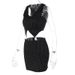 Casual Versatile Women's Sexy Crop Top + High Waist Skirt Two-Piece Set Striped Outfit_ecoleips.com