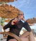 Women's Long Sleeve Swimsuit Ethereal Flattering Conceals Tummy Slimming Three Piece Set Ideal For Beach Hot Springs Small Bust Hot Spring Vacations_ecoleips.com