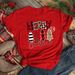 European And American Cross-border Foreign Trade Women's Clothing Christmas-themed Round-neck Printed Short-sleeve_ecoleips.com