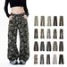 Women’s Clothing Trendy Casual Camouflage Pants Custom Processing Workwear Camouflage Pants Custom Printing LOGO_ecoleips.com