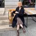 "Korean Oversized Wool Blend Coat Women's Long Trench Coat With Notched Lapel In Beige/Pink/Grey/Taupe/Black/Purple"_ecoleips.com