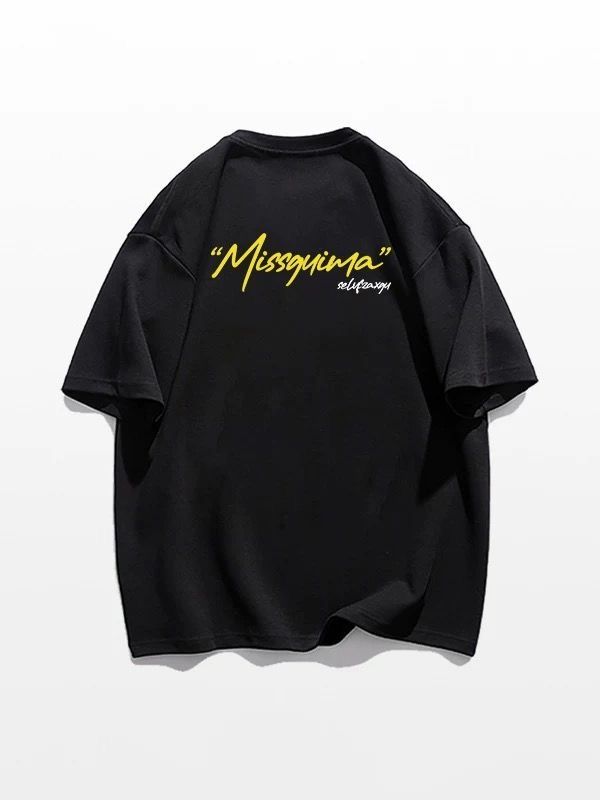 women's High-quality Round-neck Pullover Short-sleeved T-shirt_ecoleips.com