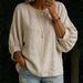 New 2026 Women's Casual Cotton Linen Top Loose round Neck Nine Sleeve Shirt Comfortable Linen Blend Fashionable Women's Clothing_ecoleips.com