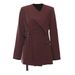 K New Irregular Cut Heavy-duty Chicken Eye Retractable Waist Suit Jacket Top_ecoleips.com