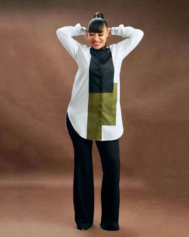 Y5211 Autumn European And American Women's Fashion Popular Digital Print Long Sleeve Casual Slim Fit Shirt, 2 Colors_ecoleips.com