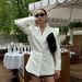 2025 Cross-Border European And American Autumn Winter New Sleeve Fashion Suit INS Casual Commuting Party Long Women's_ecoleips.com