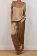 Women's Trendy Long Pants Shirt Casual Suit Wide Leg Pants Loose Fit Spring New Arrival_ecoleips.com