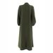 Women's Clothing Solid Color Round Neck Sleeveless Long Robe Jacket With Belt Fashionable Temperament Leisure Two Piece Suit_ecoleips.com