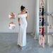 Women's Sleeveless Off-Shoulder Bodycon Dress Slim Fit Elegant Sexy Fashionable_ecoleips.com