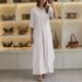 Women's Clothing Spring And Summer New Styles_casual Linen Suit_ladies Elegant Long Sleeved Wide Leg Pants Two Piece Suit_ecoleips.com