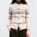 Aria Basics Aria Basics Peruvian Alpaca Wool Blend Fair Isle Jacquard Knitted Cardigan Sweater For Women_ecoleips.com