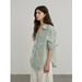 Relaxed Casual, Comfortable V-neck 100% Ramie Shirt, Loose And Simple Sun-protective Long-sleeve Shirt_ecoleips.com