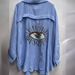 Women's Clothing Fashion Sequin Embroidery Comfortable Loose Cotton and Linen Shirt_ecoleips.com