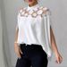Women's Clothing Summer Solid Color Mesh Off Shoulder Bat Sleeve Elegant Tops_ecoleips.com