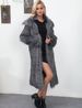 Women's Faux Fur Coat – Plus Size Winter Long Coat (White/Khaki/Grey/Black-Tipped, S-XXXL)_ecoleips.com