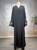 2025 New Muslim Clothing Fashion Elegant Cardigan Embroidered Dress Abaya_ecoleips.com