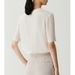 Women's Clothing Spring Ghost Crepe Short Sleeved Fancy Top Design Niche Temperament Fashion Shirt_ecoleips.com